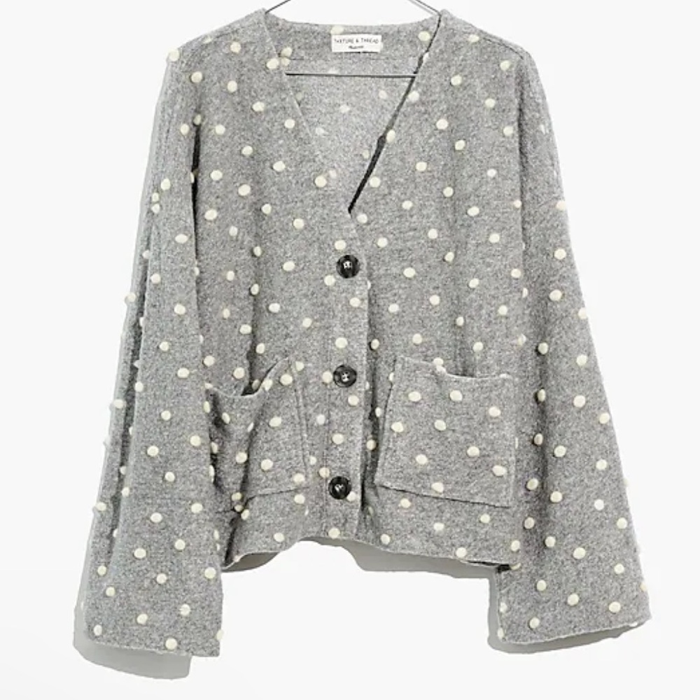 MADEWELL/Texture & Thread Boxy Bobble Cardigan - Picture 2 of 11